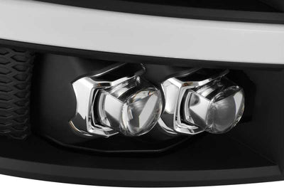 AlphaRex 07-13 Chevrolet Silverado NOVA-Series LED Projector Headlights Jet Black