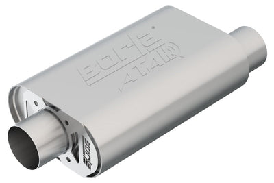 Borla CrateMuffler SBC Hot 350/383 3 inch Offset/Center 14in x 4.35in x 9in Oval Muffler 400844