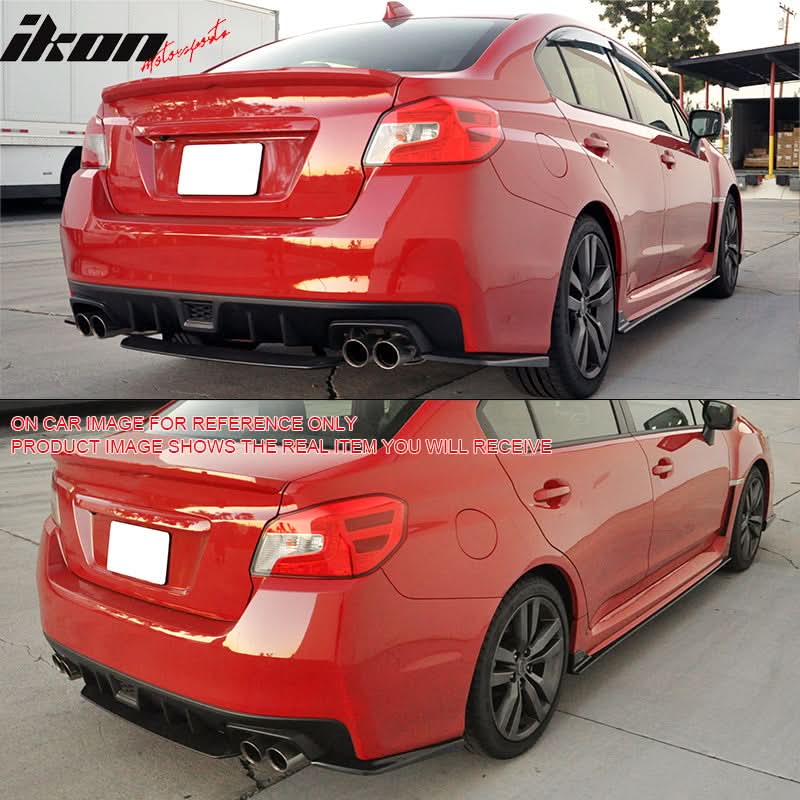 2015-2021 Subaru WRX STI Style Painted #K7X Rear Bumper Diffuser ABS