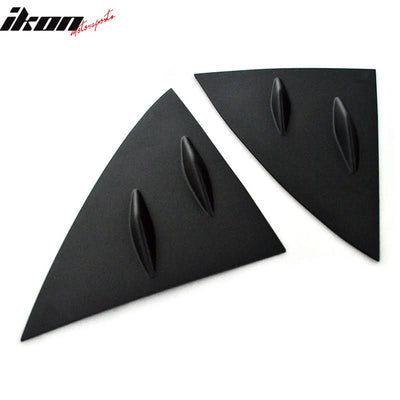 2014-2019 Benz W117 C117 CLS-Class 4Dr Matte Black Side Window Louvers