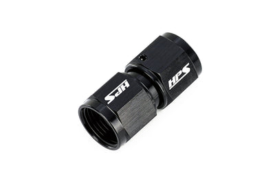 HPS Performance Products AN Female to Female Swivel Coupling Adapter, Aluminum, Black