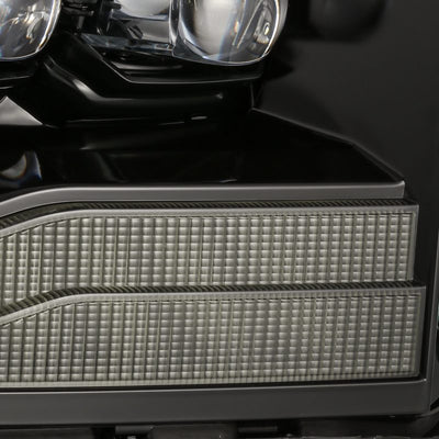 AlphaRex 06-08 Ram 1500HD NOVA LED Proj Headlights Plnk Style Alpha Blk w/Seq Signal/DRL/Amber LED 880538 *Discontinued