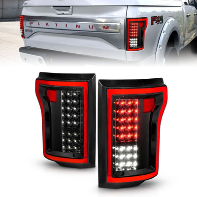 Anzo 2015-2016 Ford F-150 LED Taillights Black