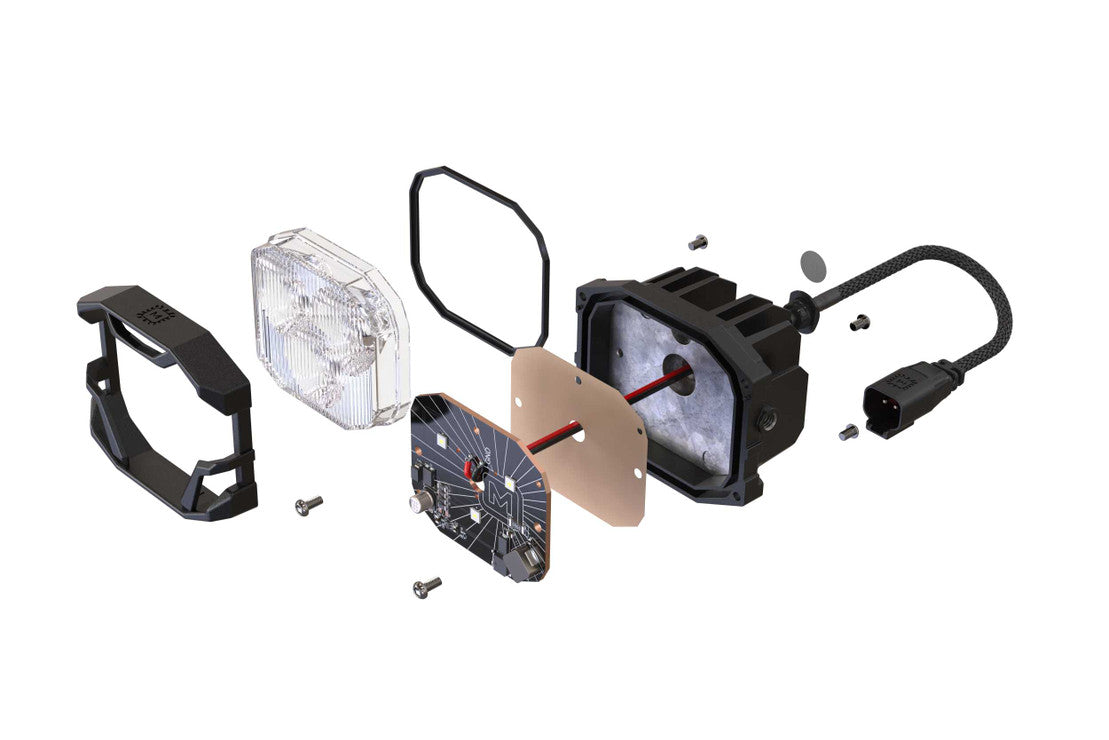 Morimoto 4Banger LED Ditch Light System: Toyota Tundra (14-21)