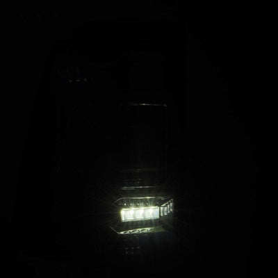 AlphaRex 19-21 Dodge Ram 1500 Luxx-Series LED Tail Lights Alpha-Black w/Activ Light/Seq Signal 640030 *Discontinued