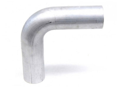 HPS Performance Products HPS 1-3/8" OD 90 Degree Bend 6061 Aluminum Elbow Pipe Tubing 16 Gauge, Mandrel Bent, Mill Finish