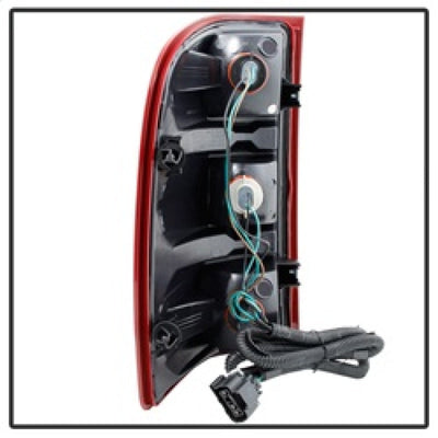 SPYDER Xtune GMC Sierra 07-13 OEM Tail Lights Dark Red ALT-JH-CSIL07-OE-RSM 9033100