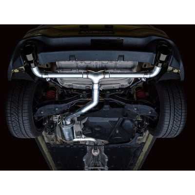 AWE 2022 VW GTI MK8 Touring Edition Exhaust - Diamond Black Tips