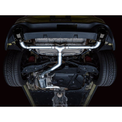 AWE 2022 VW GTI MK8 Touring Edition Exhaust - Diamond Black Tips