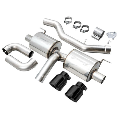 AWE 19-23 BMW 330i / 21-23 BMW 430i Base G2X Touring (Excl.Conv) Axle Back Exhaust - Diamond Black