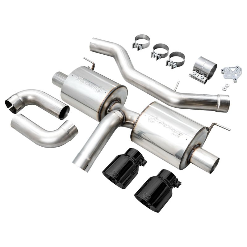 AWE 19-23 BMW 330i / 21-23 BMW 430i Base G2X Touring (Excl.Conv) Axle Back Exhaust - Diamond Black