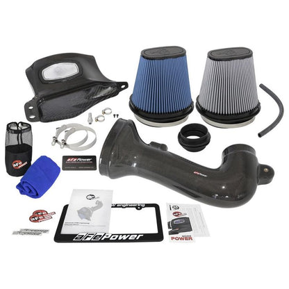 aFe Momentum Carbon Fiber Cold Air Intake System PDS/P5R 15-16 Chevrolet Corvette Z06 V8-6.2L