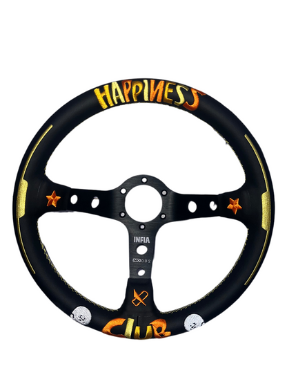 2nd option racing Happiness club steering wheel
