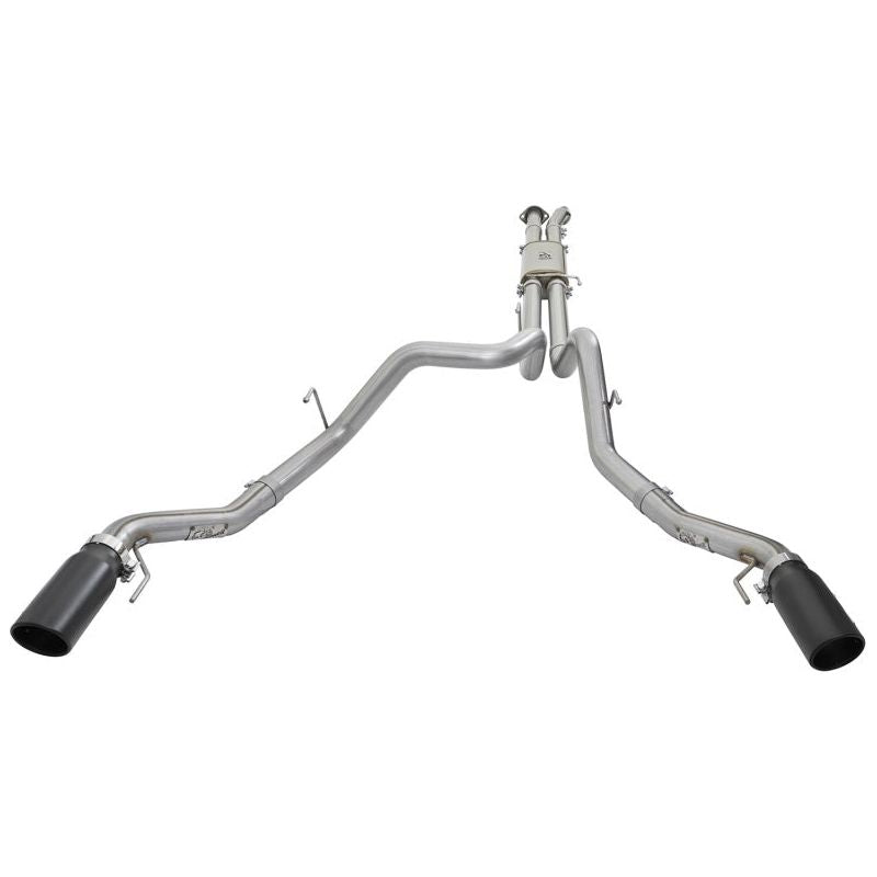 aFe MACHForce XP 3in 409-SS Exhaust Cat-Back 2017 Ford F-150 Raptor V6-3.5L (tt) w/ Black Tip