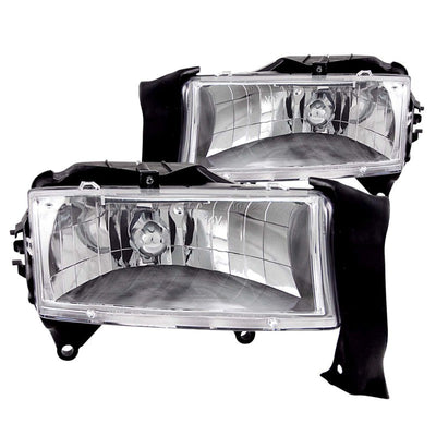 Anzo 1997-2004 Dodge Dakota Crystal Headlights Chrome