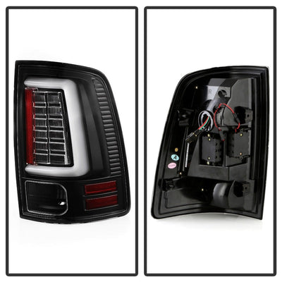 Spyder Dodge Ram 09-18 LED Tail Lights - All Black ALT-YD-DRAM09V2-LED-BKV2 (Incandescent Only) 5085917