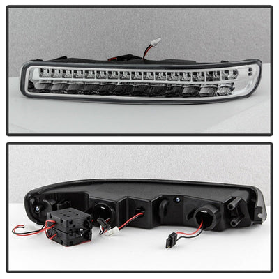 SPYDER xTune 99-06 GMC Sierra (Excl Denali) Full LED Bumper Lights - Chrome (CBL-GSI99-LED-C) 9029318
