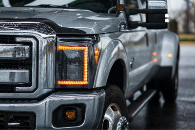 Morimoto Ford Super Duty (11-16) XB LED Headlights - Amber DRL