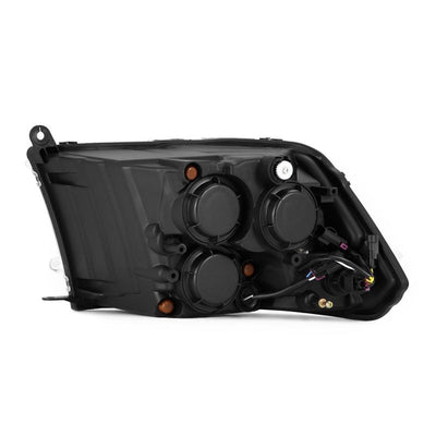 AlphaRex 09-18 Dodge Ram 1500HD NOVA LED Projector Headlights Plank Style Design Gloss Black w/DRL 880590 *Discontinued