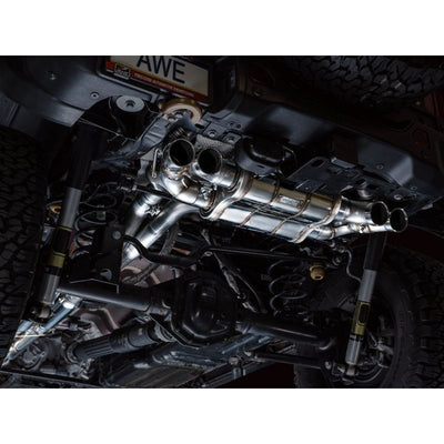 AWE 21+ Wrangler 392 Switchpath Cat-Back Exhaust- Quad BashGuards