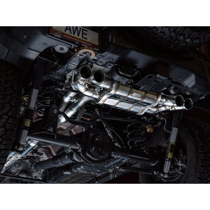 AWE 21+ Wrangler 392 Switchpath Cat-Back Exhaust- Quad BashGuards