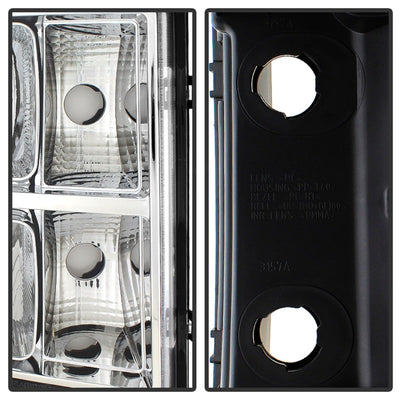 SPYDER Xtune GMC Sierra 07-13 Crystal Headlights Chrome HD-JH-GSIE07-AM-C 9034756