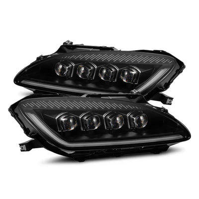 AlphaRex 99-09 Honda S2000 NOVA-Series LED Projector Headlights Black