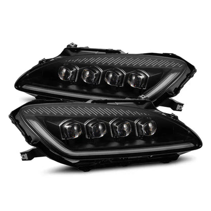 AlphaRex 99-09 Honda S2000 NOVA-Series LED Projector Headlights Black