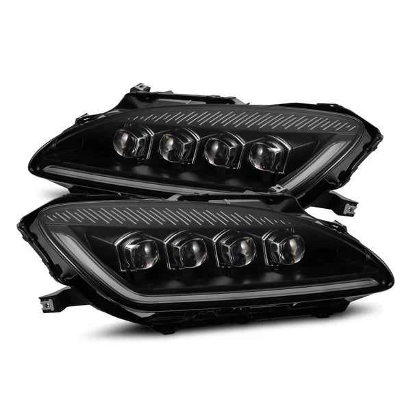 AlphaRex 99-09 Honda S2000 NOVA-Series LED Projector Headlights Black