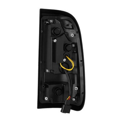 AlphaRex 99-16 Ford Super Duty / 97-03 F150 LUXX-Series LED Tail Lights Black Red