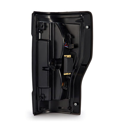 AlphaRex 17-19 Ford Super Duty PRO-Series LED Tail Lights Jet Black