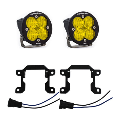 Baja Designs Dodge/Ram Squadron Sport Fog Pocket Light Kit  - Amber
