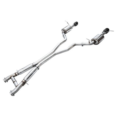 AWE Tuning 18-23 Dodge Durango SRT & Hellcat Touring Edition Exhaust - Diamond Black Tips