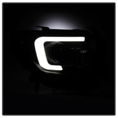 Spyder Toyota Tundra 2014-2016 Projector Headlights Light Bar DRL Black Smoke PRO-YD-TTU14-DRL-BSM 5080165
