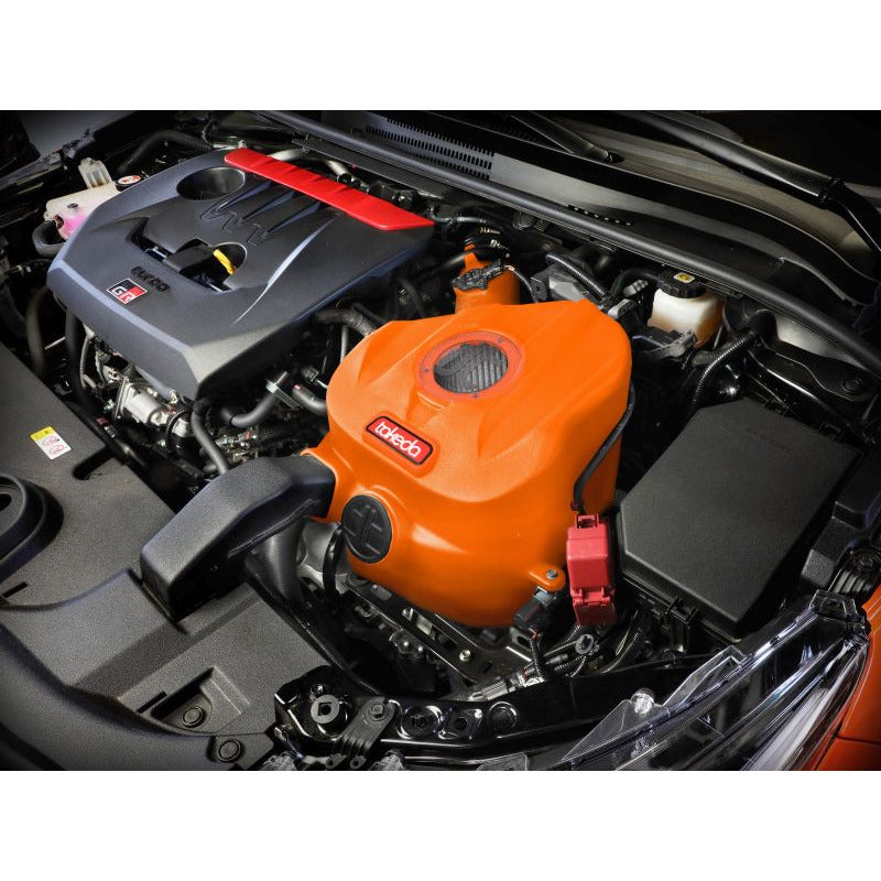 aFe 2023+ Toyota GR Corolla Takeda Momentum Cold Air Intake System Orange w/ Pro DRY S Filter