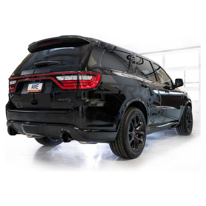 AWE Tuning 18-23 Dodge Durango SRT & Hellcat Touring Edition Exhaust - Diamond Black Tips