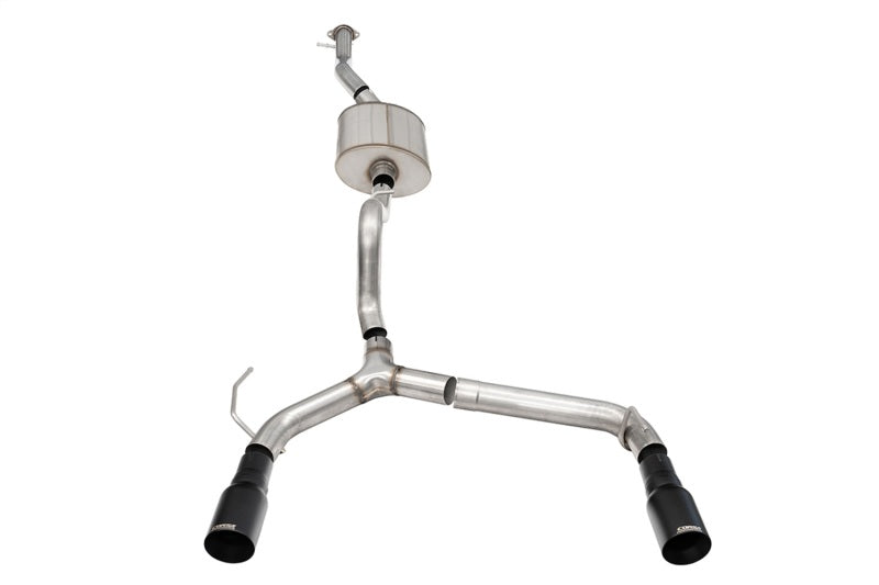 CORSA Performance Corsa 21-22 Ford Bronco 2.7L 4-Door 2.75in Cat-Back Dual Rear Exhaust w/ 4in Straight-Cut Black Tips 21210BPC