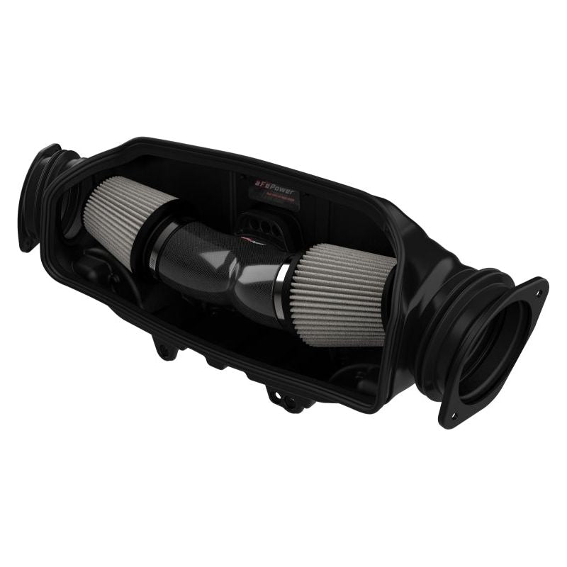 aFe 2020+ Corvette C8 Track Series Carbon Fiber Cold Air Intake System With Pro DRY S Filters
