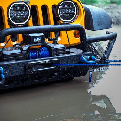 Borne Off-Road 12K Winch - Blue Synthetic Rope BNWN-12-SBL