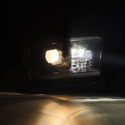 AlphaRex 07-13 Toyota Tundra / 08-17 Sequoia LUXX LED Proj HL Alpha-Blk w/Actv Light Seq. Sig + DRL 880825 *Discontinued