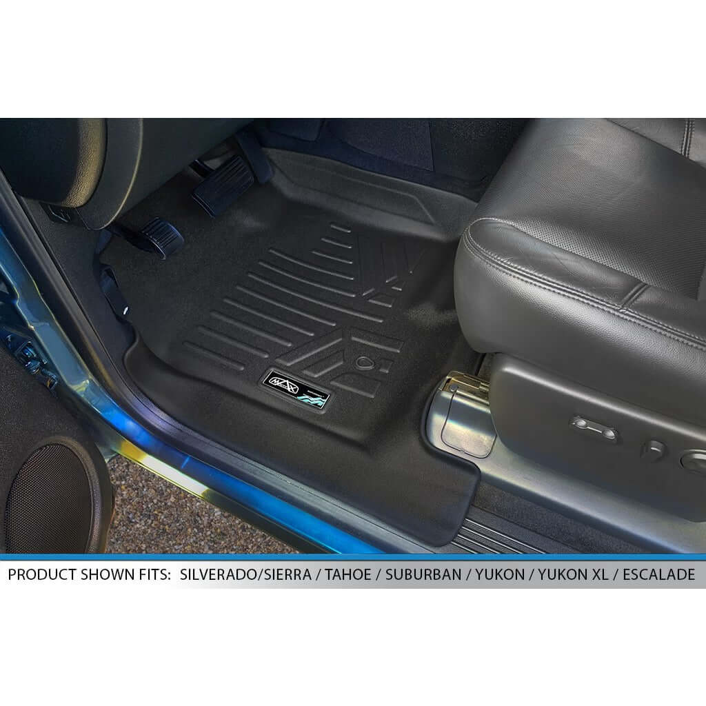 SMARTLINER Floor Liners for 2007-2013 Silverado/Sierra - 2007-14 Tahoe-Suburban-Yukon-Yukon XL-Escalade