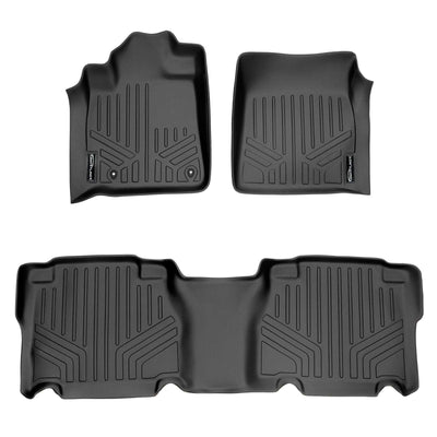 SMARTLINER Custom Fit Floor Liners For 2007-2011 Toyota Tundra CrewMax Cab