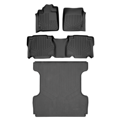 SMARTLINER Custom Fit Floor Liners For 2007-2011 Toyota Tundra CrewMax Cab