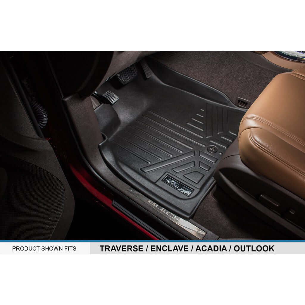 SMARTLINER Custom Fit Floor Liners For Traverse/Enclave with 2nd Row Bucket Seats