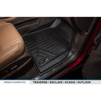 SMARTLINER Custom Fit Floor Liners For Traverse/Enclave with 2nd Row Bucket Seats