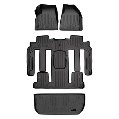 SMARTLINER Custom Fit Floor Liners For 2008 - 2017 Buick Enclave with 2nd Row Bucket Seats