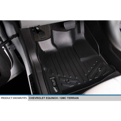 Smart Trim™ Floor Liners For 2010-2011 Equinox / Terrain (Dual Front Floor Hooks)