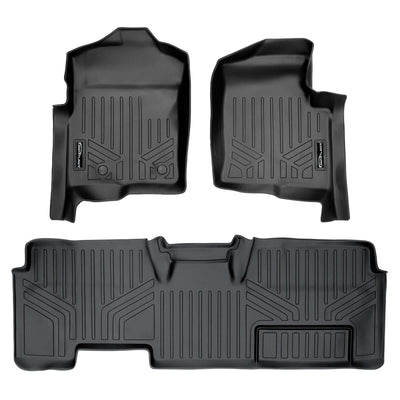 Smart Trim™ Floor Liners For 2011-2014 Ford F-150 SuperCab Non Flow Center Console