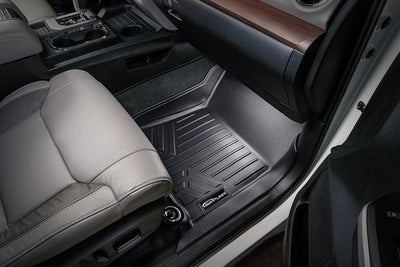 SMARTLINER Floor Liners for 2014-2021 Toyota Tundra Double Cab (with Coverage Under 2nd Row Seat)