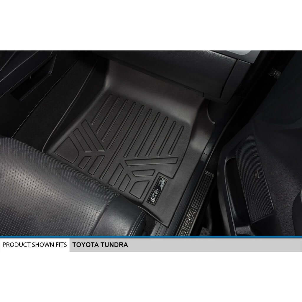 SMARTLINER Custom Fit Floor Liners For 2008 - 2022 Toyota Sequoia with 2nd Row Bench Seat